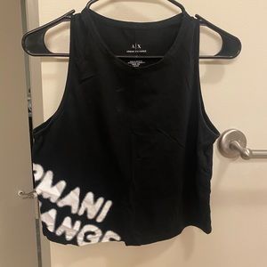 Black and white AX Top